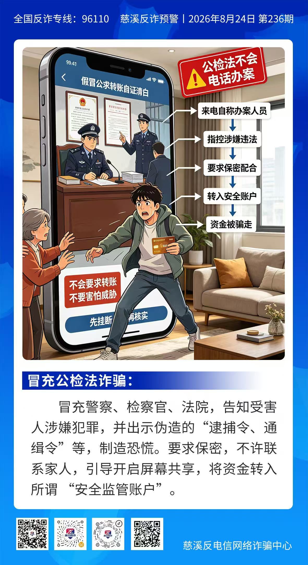 冒充公检法诈骗